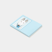 Post-it® Taureau Terrier - Cute Original Chien Art (Incliné)
