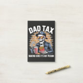 Post-it® Taxe Papa S'assurant que ce n'est pas un squelette (Sur un bureau)