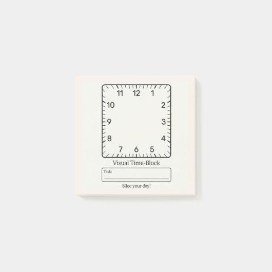 Post-it® TDAH Autisme Blocage visuel du temps (Devant)