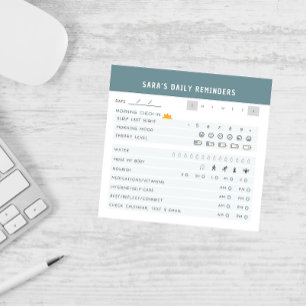 Post-it® TDAH d'enregistrement quotidien personnalisé