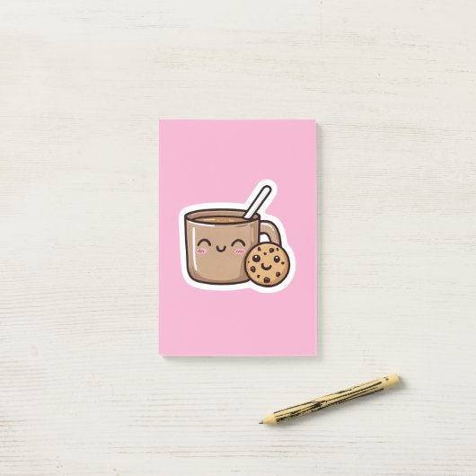 Post-it® Tea and Cookie  (Sur un bureau)