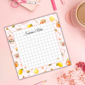Post-it® Tea Time Cozy Notes – Grid Lined Sticky Notes