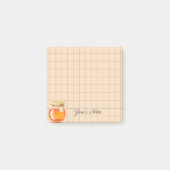 Post-it® Tea Time Honey Pot Personalized Grid Sticky Notes (Devant)