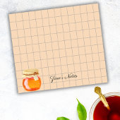 Post-it® Tea Time Honey Pot Personalized Grid Sticky Notes