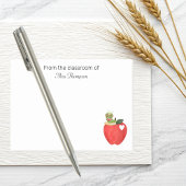 Post-it® Teacher Appreciation Classroom Red Apple Custom