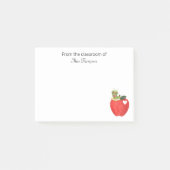 Post-it® Teacher Appreciation Classroom Red Apple Custom (Devant)