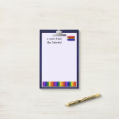 Post-it® Teacher Crayons Personnalisé Lg Poster It (Sur un bureau)