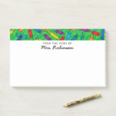 Post-it® Teacher Mignonne Multi Crayons du bureau de 10x6 (Sur un bureau)