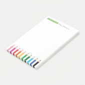 Post-it® Teacher Personnalisé Couleur Poster Notes (Incliné)