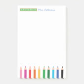 Post-it® Teacher Personnalisé Couleur Poster Notes (Devant)