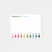 Post-it® Teacher Personnalisé Couleur Poster Notes (Devant)