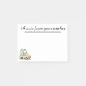Post-it® Teacher Sticky Notes - Personalized (Devant)
