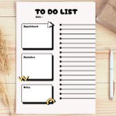 Post-it® Teacher's Cute Gift , modern to do list planner
