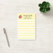Post-it® Teachers jaunes aux pommes rouges les plus froids  (Bureau)