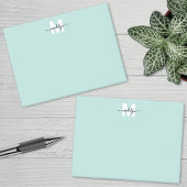 Post-it® Teal Blue Monogram