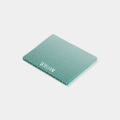 Post-it® Teal pinstripes (Incliné)