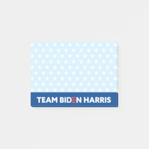 Post-it® Team Biden Harris Stars Motif Couleurs personnalis