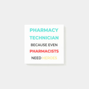 Post-it® Technicien En Pharmacie Parce Que Même Les Pharmac