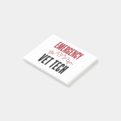 Post-it® Technologie vétérinaire d'urgence soins critiques  (Incliné)