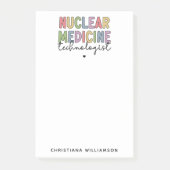 Post-it® Technologue en médecine nucléaire sur mesure CNMT  (Devant)