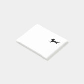 Post-it® Teckel noir (Incliné)