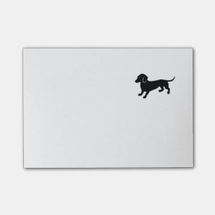 Post-it® Teckel noir