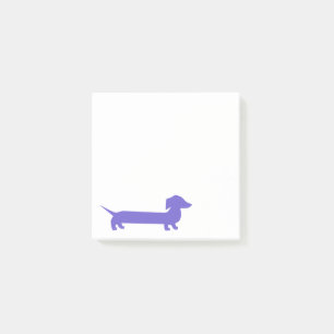 Post-it® Teckel pourpre Doxie mignon