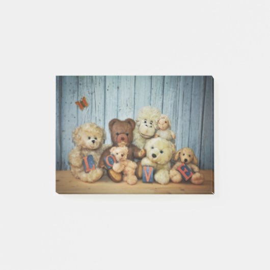 Post-it® Teddy mit Freunde (Devant)