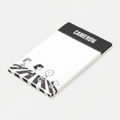 Post-it® Tee - shirt | Marche de groupe | Ajouter Votre Nom (Incliné)