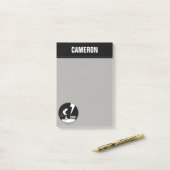 Post-it® Tee - shirt | Snoopy Howling | Ajouter Votre Nom (Sur un bureau)