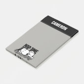 Post-it® Tee - shirt | Snoopy Nap Time | Ajouter Votre Nom (Incliné)