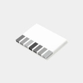 Post-it® Teintes gris argenté (Incliné)