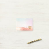 Post-it® Teinture de goudron d'or à épaississement (Sur un bureau)