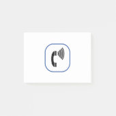 Post-it® Téléphone de contrôle du volume (Devant)