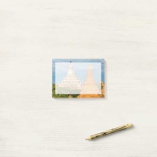 Post-it® Temples et pagodes antiques | Bagan (Sur un bureau)