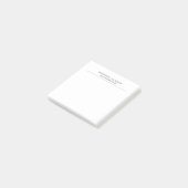 Post-it® Tendance Moderne Simple Noir & Blanc Professionnel (Incliné)