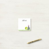 Post-it® Tennis Noël Thème Cadeaux pour Joueur (Sur un bureau)