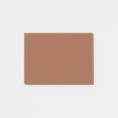 Post-it® Terracotta Burnt Orange couleur solide (Devant)