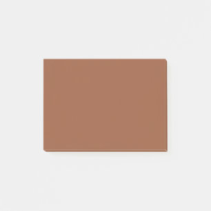 Post-it® Terracotta Burnt Orange couleur solide