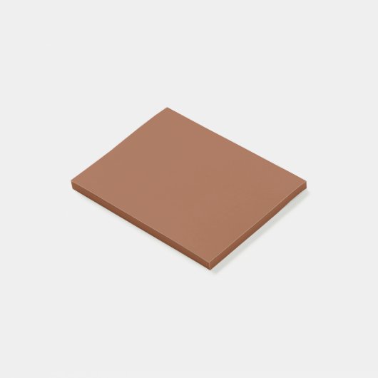 Post-it® Terracotta Burnt Orange couleur solide (Incliné)