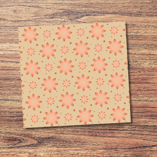 Post-it® Terracotta orange et sable beige délicat marguerit