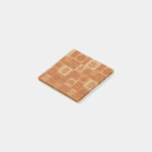 Post-it® Terracotta Patchwork Quilt Rustic Farmhouse Floral (Incliné)