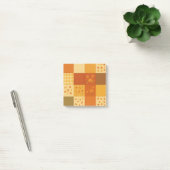Post-it® Terracotta Patchwork Quilt Rustic Farmhouse Floral (Bureau)