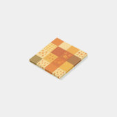 Post-it® Terracotta Patchwork Quilt Rustic Farmhouse Floral (Incliné)