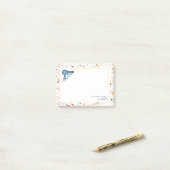 Post-it® Terrazzo Blow Sèche-Cheveux Salon de beauté (Sur un bureau)