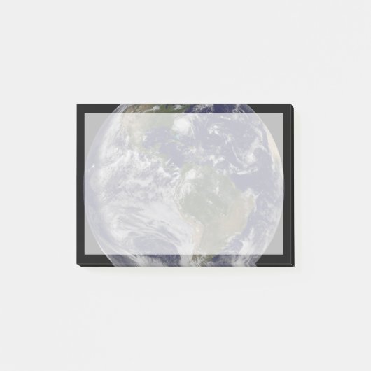 Post-it® Terre Pleine Avec L'Ouragan Irène Sur La Côte Est. (Devant)