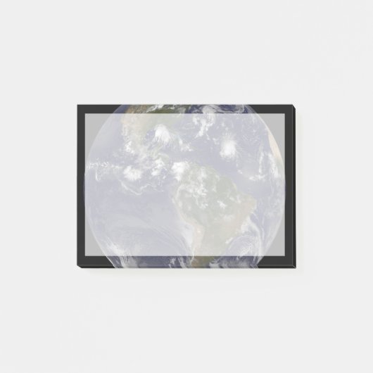 Post-it® Terre Pleine Montrant Les Tempêtes Tropicales Dans (Devant)