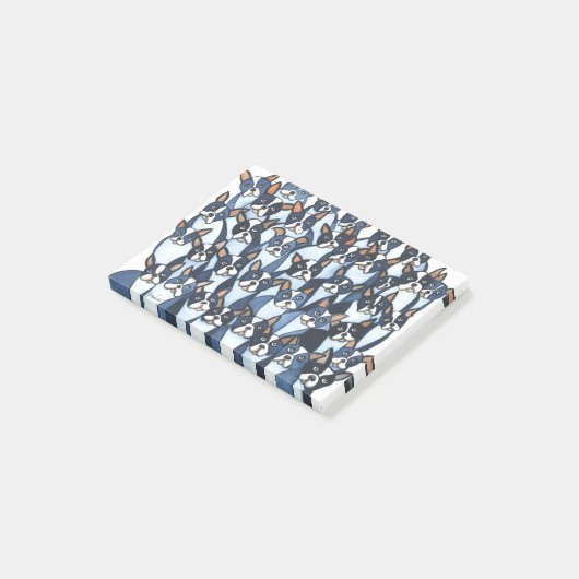 Post-it® Terriers de Boston (Incliné)