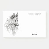 Post-it® Tervuren Belge Nom du chien d'art Abstrait (Devant)