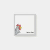 Post-it® Tête de coq gris (Devant)